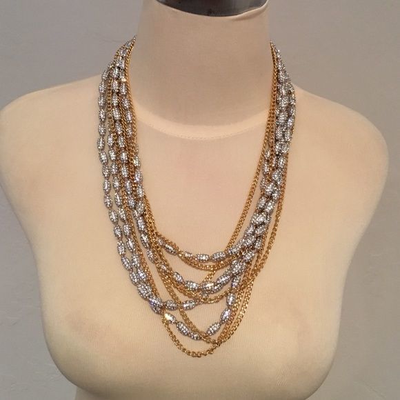Fragments Pave Barrel-bead Necklace 20-24"L NWT - Picture 4 of 4